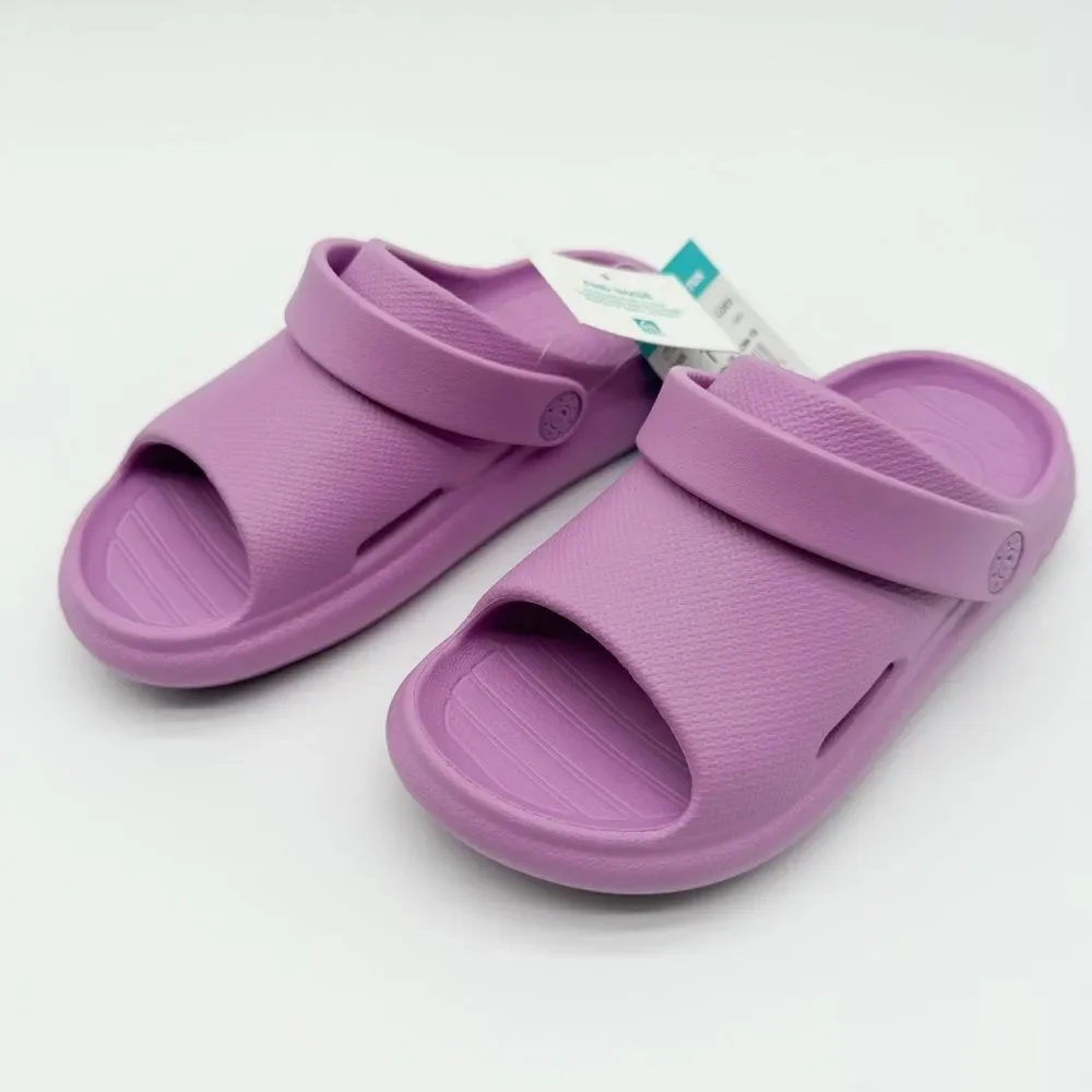 Reef Little Rio Slide Sandals Waterproof Lightweight Strap Purple Youth 11 NEW